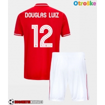 Otroške Nogometnih dresov Nottingham Forest Douglas Luiz #12 Domači 2025-26 Kratki rokavi (+ hlače)